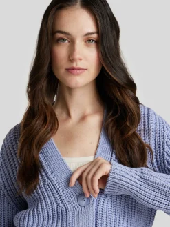 Strickjacke aus Baumwoll-Mix