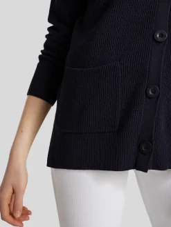 Strickjacke aus Baumwoll-Mix