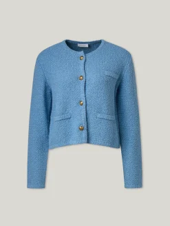 Strickjacke aus Bouclé