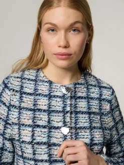 Strickjacke aus Bouclé