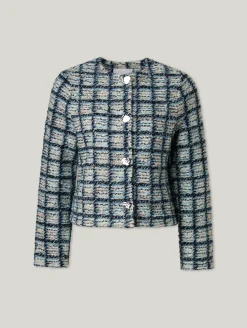 Strickjacke aus Bouclé