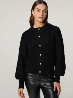 Strickjacke aus Bouclé