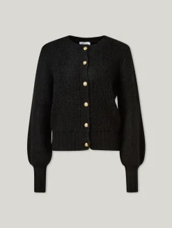 Strickjacke aus Bouclé