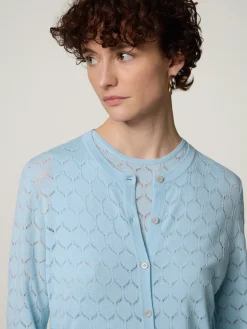 Strickjacke aus Schurwolle