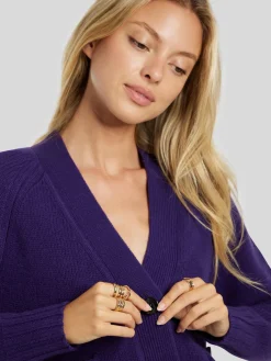 Strickjacke aus Schurwolle