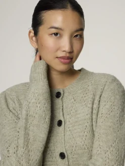 Strickjacke aus Woll-Mix