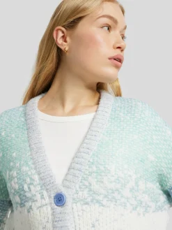 Strickjacke aus Woll-Mix