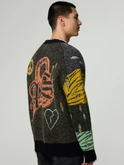 Strickjacke aus Woll-Mix AKKI