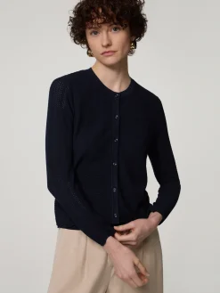 Strickjacke im Cropped Fit