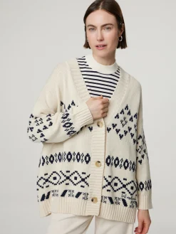 Strickjacke im Oversize Fit