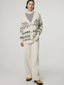 Strickjacke im Oversize Fit