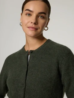 Strickjacke mit Alpaka