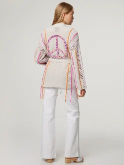 Strickjacke mit Baumwolle