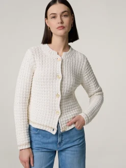 Strickjacke mit Baumwolle