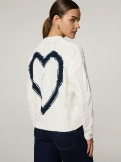 Strickjacke mit Baumwolle