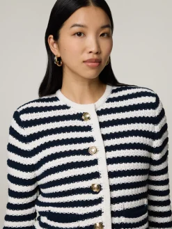 Strickjacke mit Baumwolle