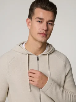 Strickjacke mit Kapuze