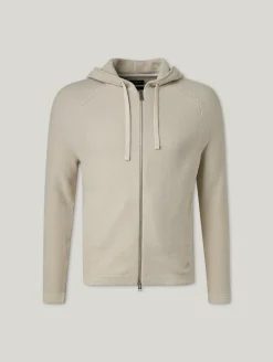 Strickjacke mit Kapuze