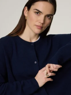 Strickjacke mit Kaschmir