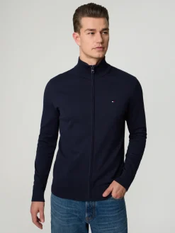 Strickjacke mit Logo