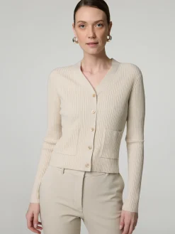 Strickjacke mit Merinowolle