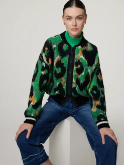 Strickjacke mit Schurwolle