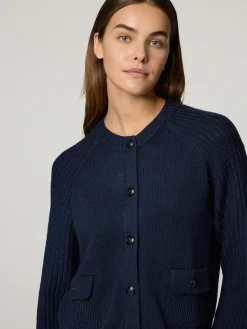 Strickjacke mit Wolle