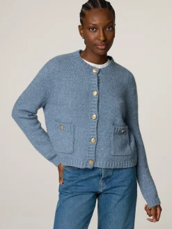 Strickjacke mit Wolle