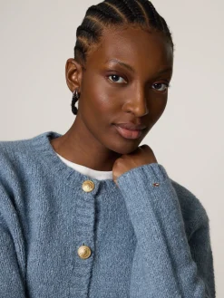 Strickjacke mit Wolle