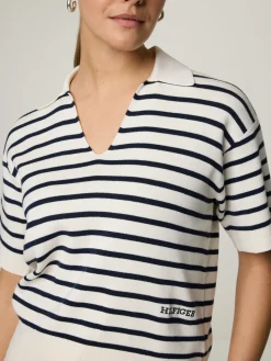 Strickpolo aus Baumwolle