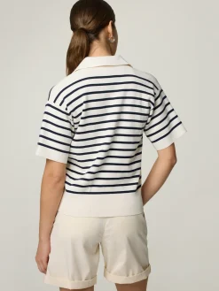 Strickpolo aus Baumwolle