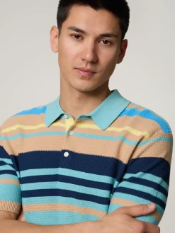 Strickpolo aus Baumwolle