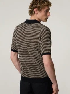 Strickpolo aus Baumwoll-Mix