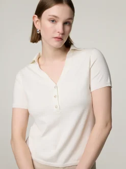 Strickpolo mit Kaschmir