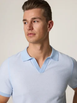 Strickpoloshirt im Regular Fit