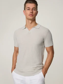 Strickpoloshirt im Regular Fit