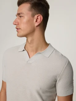 Strickpoloshirt im Regular Fit