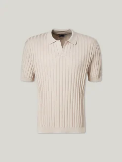 Strick-Poloshirt im Regular Fit