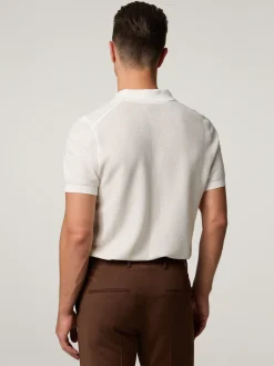 Strickpoloshirt im Regular Fit