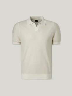 Strickpoloshirt im Regular Fit