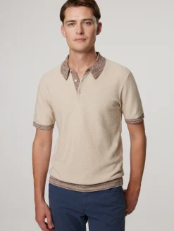 Strick-Poloshirt im Regular Fit