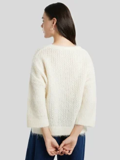 Strickpullover aus Alpaka-Mix