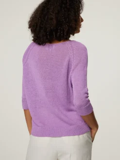 Strickpullover aus Leinen