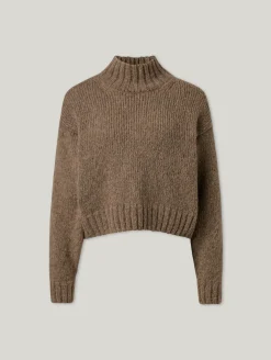 Strickpullover aus Woll-Mix