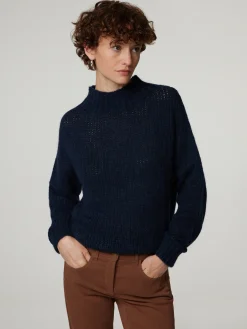 Strickpullover mit Alpaka-Wolle