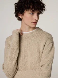 Strickpullover mit Baumwolle