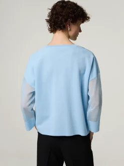 Strickpullover mit Baumwolle