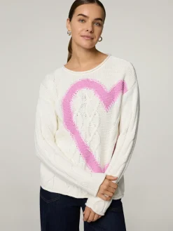 Strickpullover mit Baumwolle