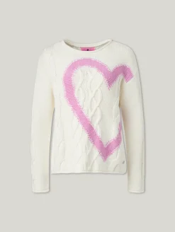 Strickpullover mit Baumwolle