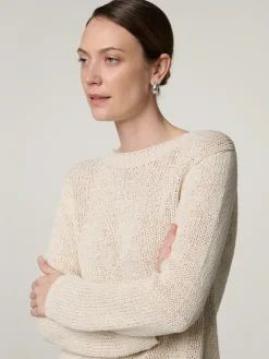 Strickpullover mit Baumwolle